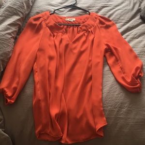 Red/Orange 3/4 Blouse